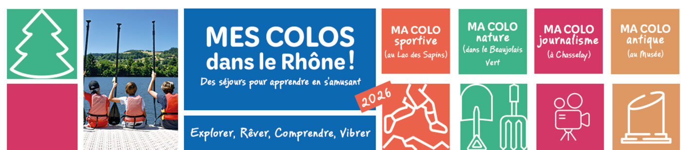 Illustration mes colos dans le Rhône